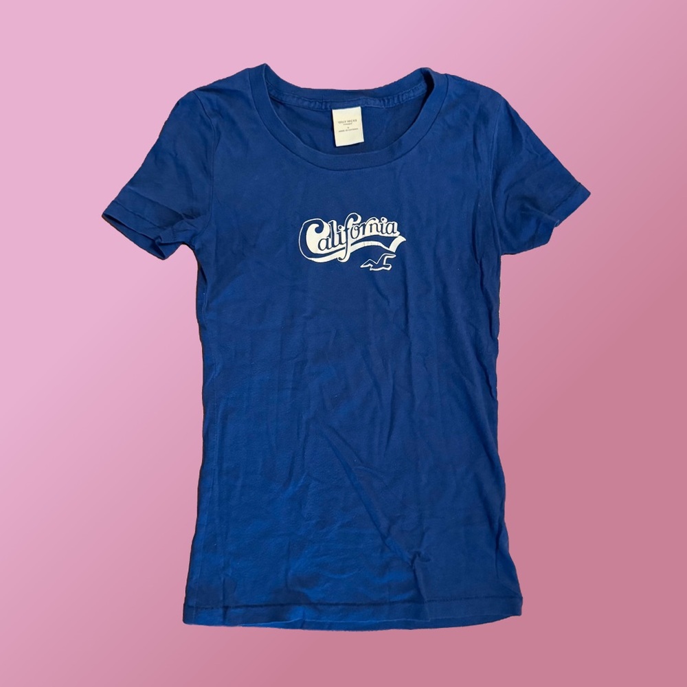Gilly Hicks Blue California Womens Tee
